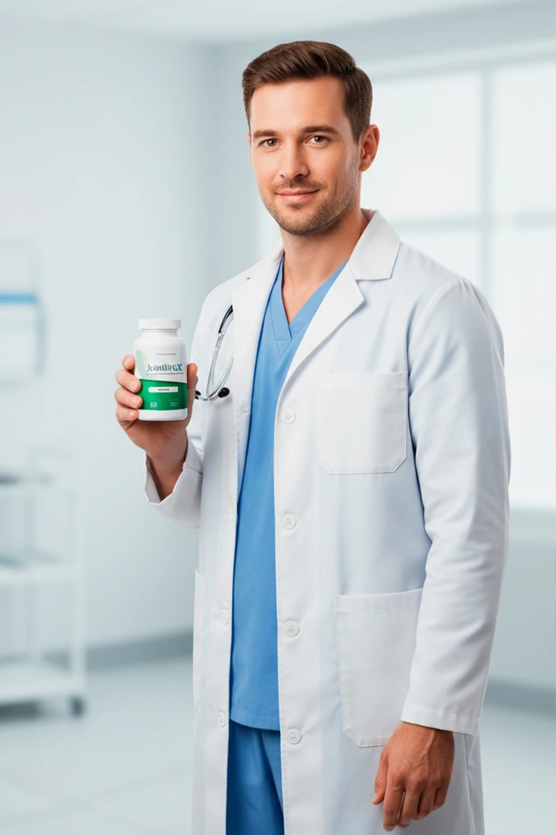 Doctor holding JointBreX